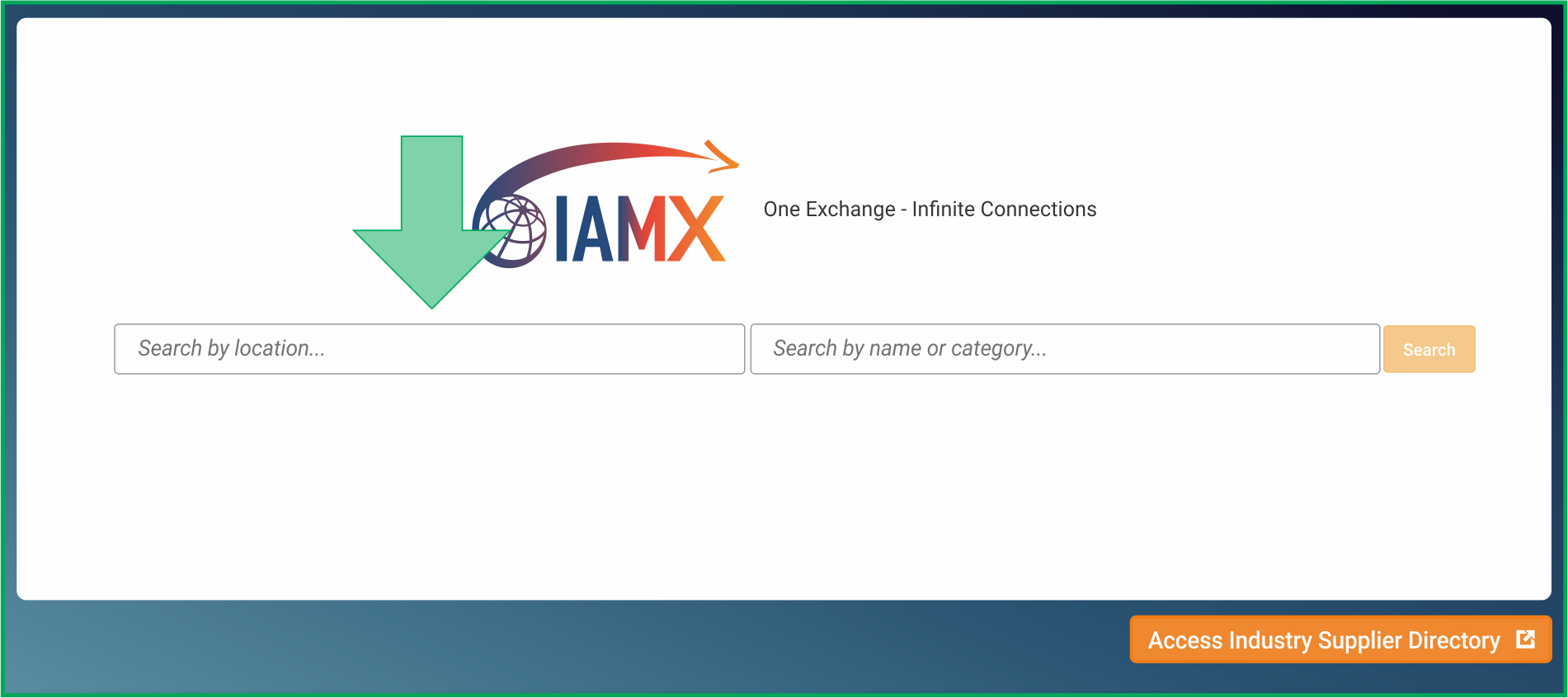 IAMX location search field