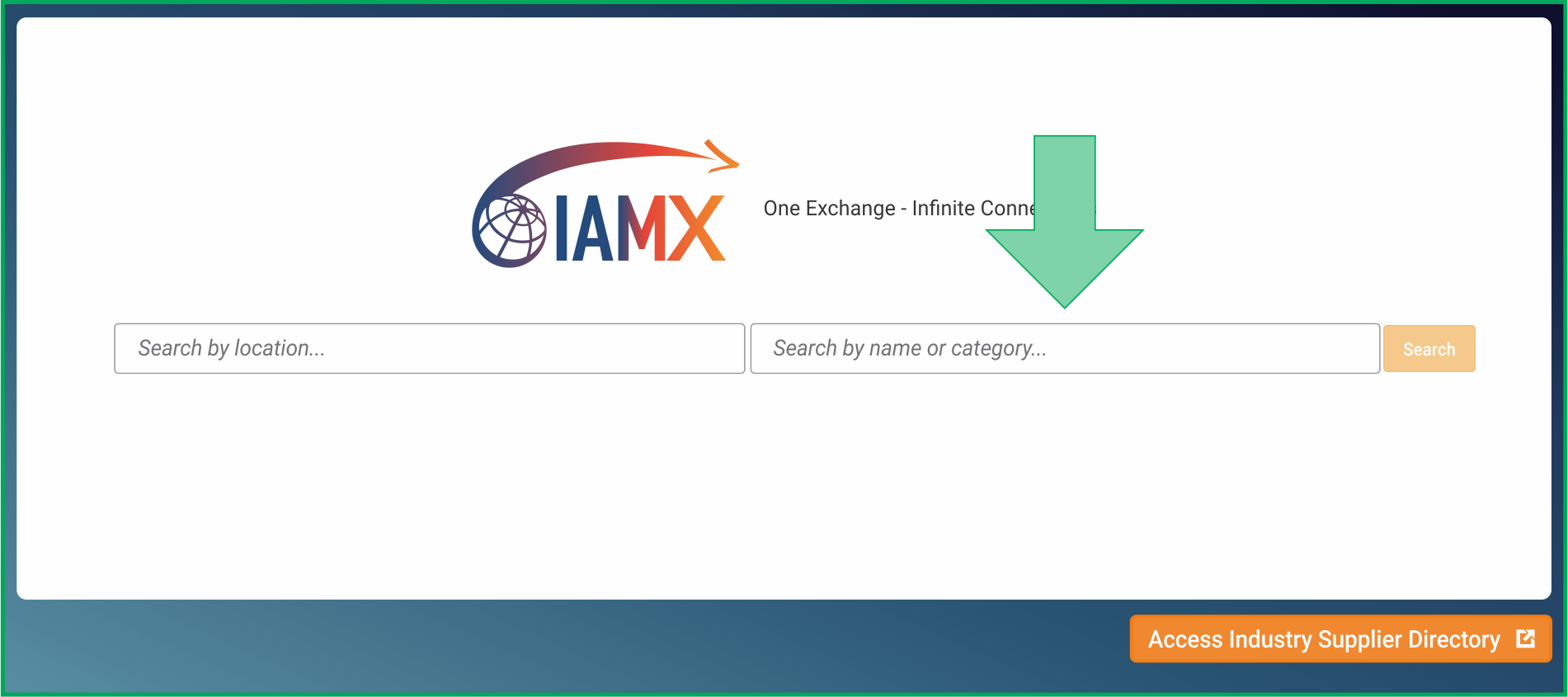 IAMX name search field