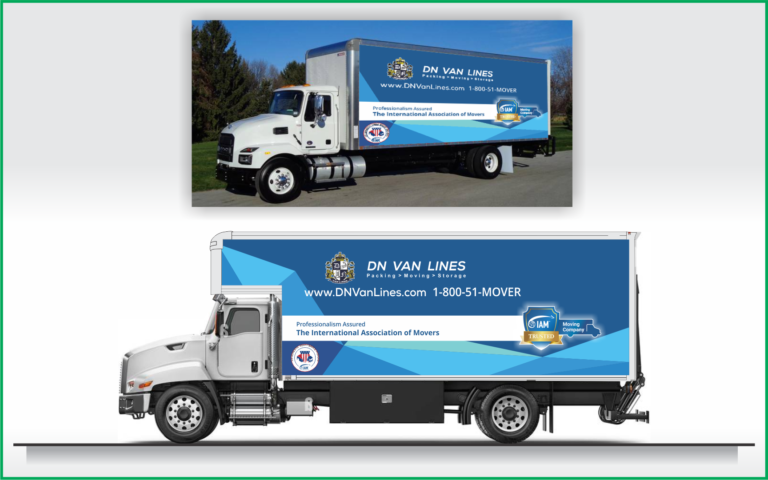 Example of ITMC branding as a full vehicle wrap