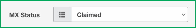 Listing status field
